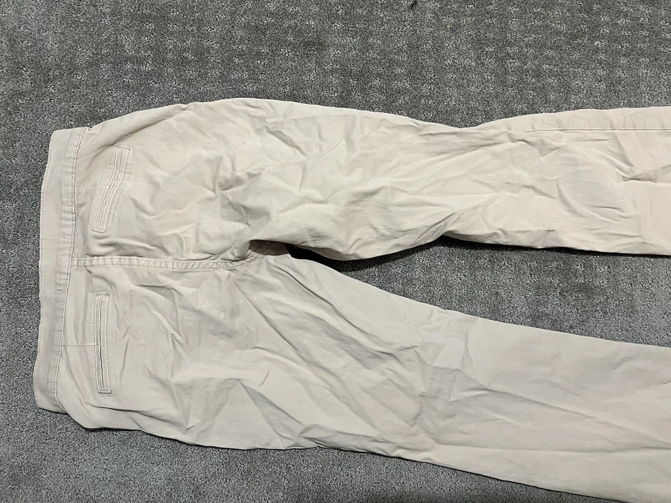 NYDJ LIFT TUCK 卡其色牛仔裤 4 码米色 P30229 — 第 4/4 张图片