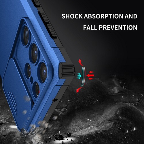 For Samsung S24 S23 Ultra S22 S21 FE A54 A05S Slide Camera ShockProof Case Cover - Picture 8 of 20