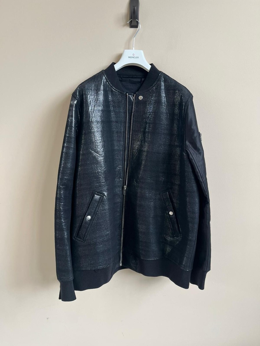 Rick Owens , Heavy Flight Bomber Jacket in Black , BNWD 56 Rick Owens , Heavy Flight Bomber Jacket in Black , BNWD 56