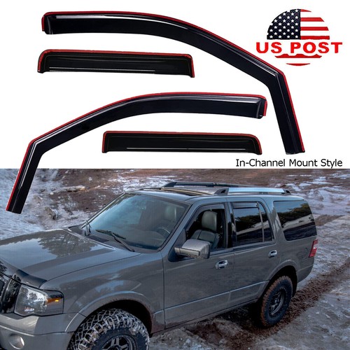 Aazon.co: Set of 4Pcs Soke Window Sun Rain Visor Vent Guard