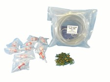 CLEAR FUEL LINE HOSE 1/4" PRE-CUT 20 FT Fuel Filters Clip Kit HONDA SUZUKI KTM