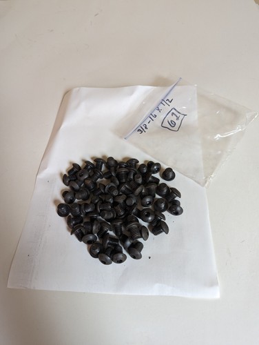 3/8-16 x 1/2 Zoll Zylinderschrauben mit Innensechskant Schwarzoxid legierter Stahl Stck 62 - Bild 1 von 3