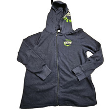 Seattle Seahawks NFL Team Apparel Sweatshirt Hoodie Medium Blue Full Zip