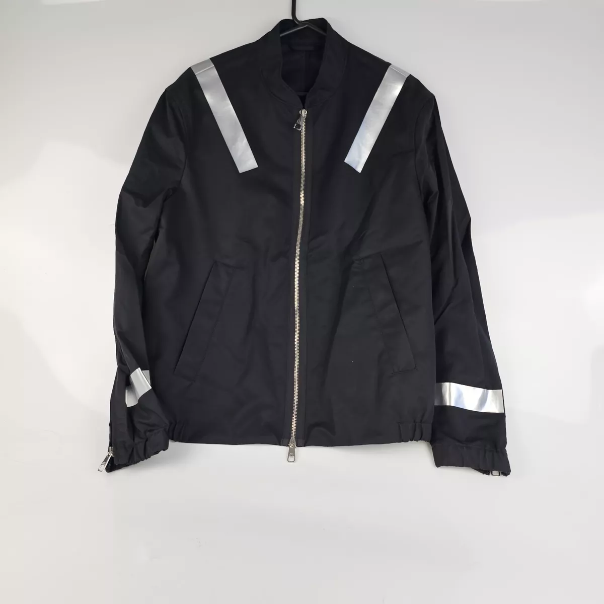 Neil Barrett Black Bomber Jacket Size L New