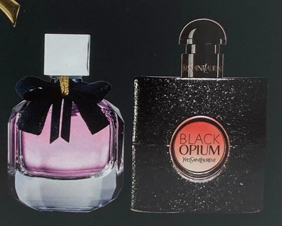 YSL Mon Paris Black Opium Gift Set Mini Replica Bottles Travel