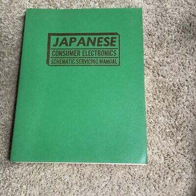Japanese Consumer Electronics Schematic/Servicing Manual 1974 1st Ed 