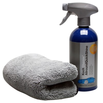 Koch Chemie Allround Quick Shine 500ml inkl. DFT Microfasertauch grau