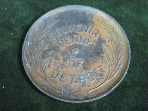 Medaglia Penny di Detroit ricordo 1917 - Foto 10 di 10