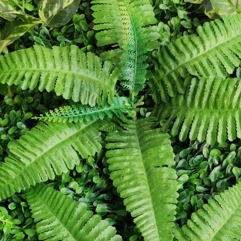 9pcs Artificial Plants Wall Decor Artificial Plants Lawn Background 40 X 60cm - Image 4 of 4