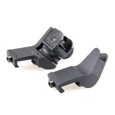 45 Degree Offset BUIS Front & Rear Backup Sight Fit Picatinny Weaver Rail