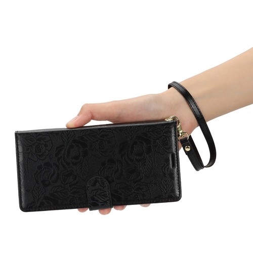 Floral Embossed Wallet Case For Samsung Galaxy S25 S24 S23 S22 S21 S20+ FE Ultra - Picture 25 of 57