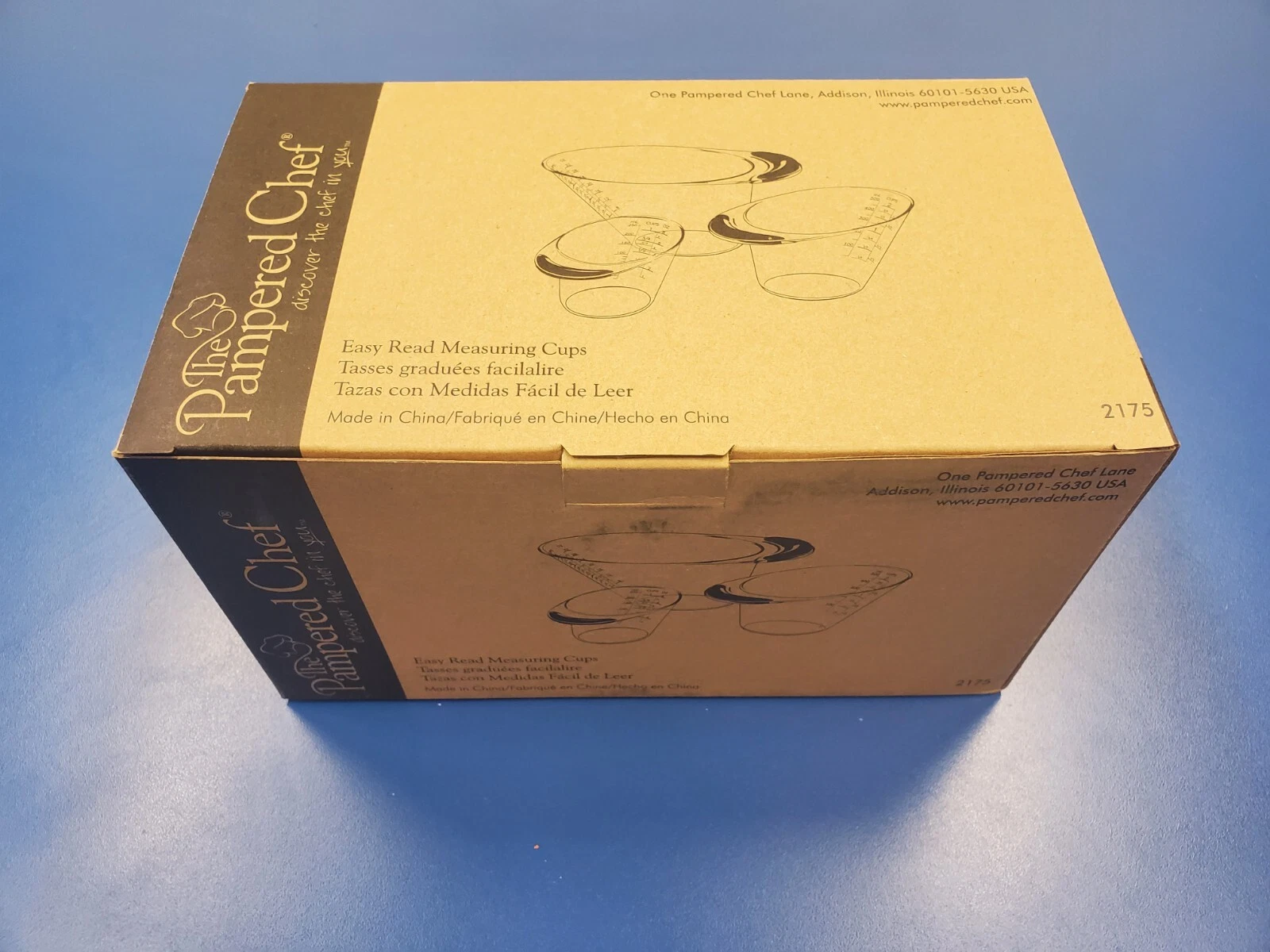 Pampered Chef EASY READ MEASURING Cups SET of 3 New in the box
Opens in a new window or tab