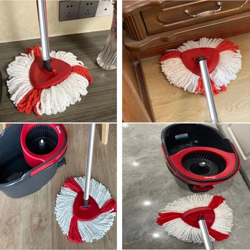 Spin Mop Kopf Ersatz, Basis, Griff für Vileda Turbo Mikrofaser Mopp Nachfüllpackungen - Bild 11 von 14