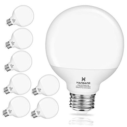 8 Pack Globe Bathroom Light Bulbs, 5000K Daylight, 60 Watt 5000k(daylight)