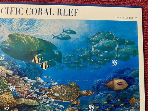 Pacific Coral Reef Nature America Series Sheet of 10 MNH 37¢ Stamps Scott 3831 - Picture 3 of 6