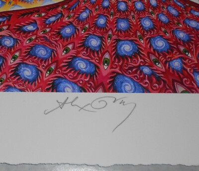 Alex Grey Net Of Being Archival Print Signed #/300 TOOL 10,000