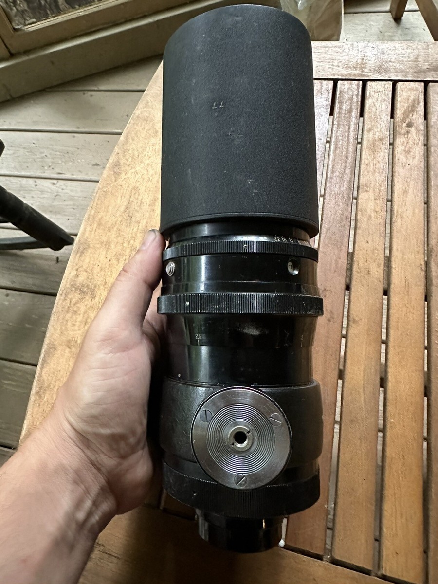 Super Rare Carl Zeiss Jena 18cm (180mm) F2.8 Sonnar Lens In