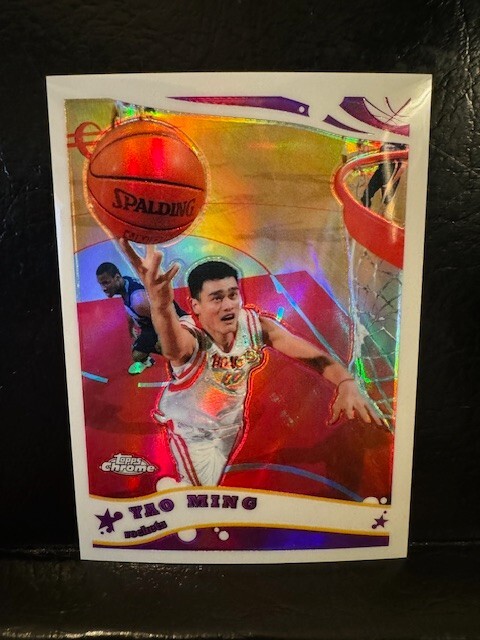 2005-06 Topps Chrome Refractor 879/999 Yao Ming #8 HOF