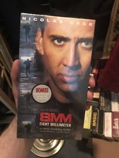 8MM (VHS, 1999) Nick Cage, Good Condition