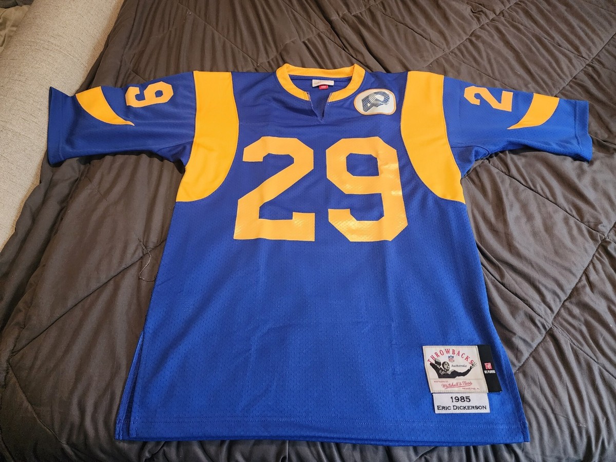 micchel&ness ミッチェルアンドネス,NFL DICKERSON Eric Dickerson Los Angeles Rams Autographed 1985 Throwback