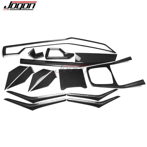 Real Carbon For BMW X5 G05 M60i X5 M 2023+ Console Interior Trim Kit Door Panels - Picture 8 of 15