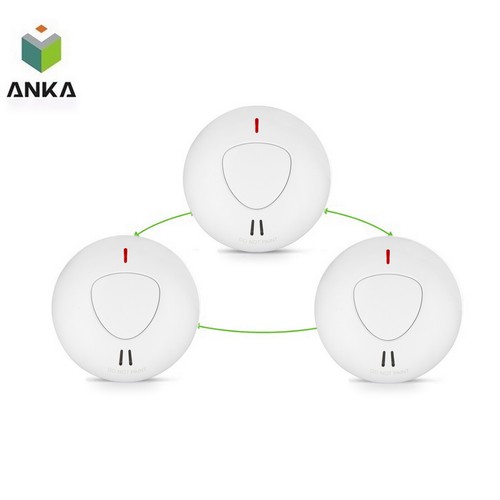 9 Pack Wireless Interconnected Photoelectric Smoke Alarm 10 Year Battery+ Remote - Picture 6 of 15