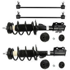 For 06-12 Toyota Yaris Front Complete Spring Struts Sway Bar Suspension Kit 4PCS
