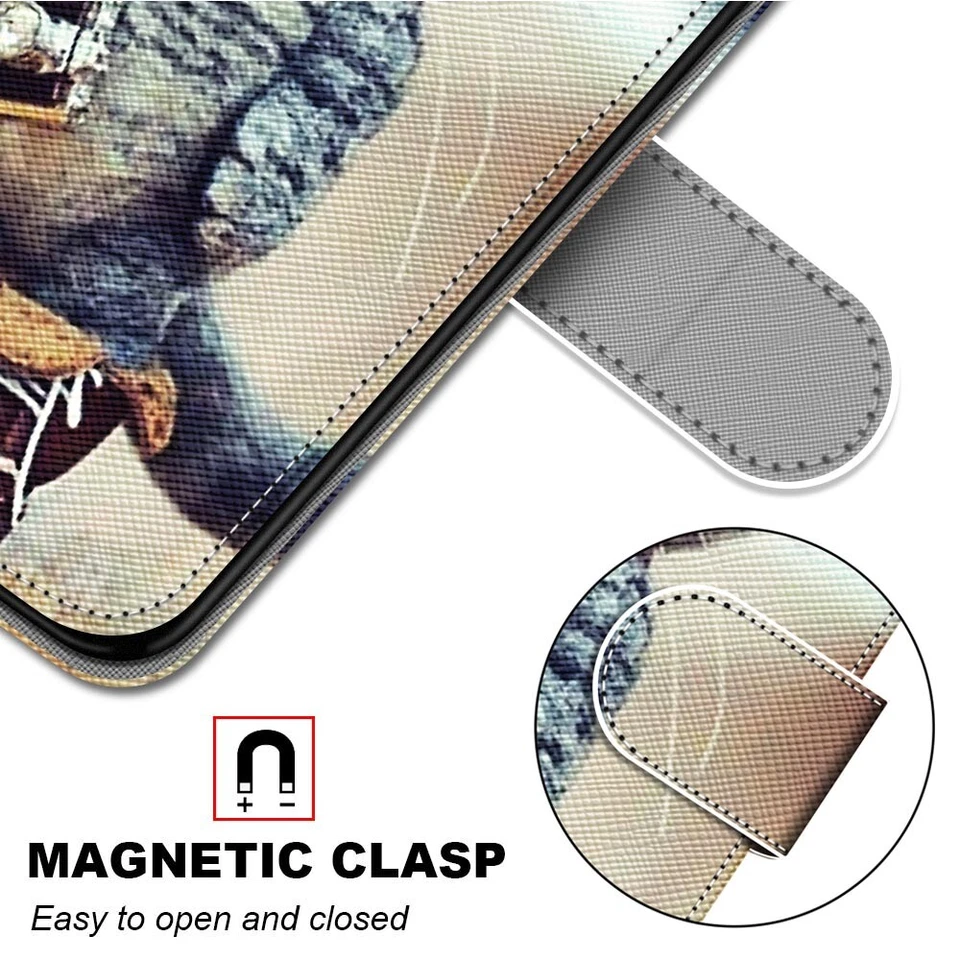 Leather Wallet Stand Flip Printed Phone Case For Honor 20 X30i X9 X8 Magic 4 Pro - Image 4 of 4