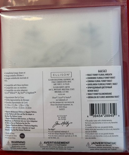 Sizzix Thinlits Metal Die Pack designed by TIM HOLTZ 35+ TO CHOOSE FROM - Picture 74 of 98