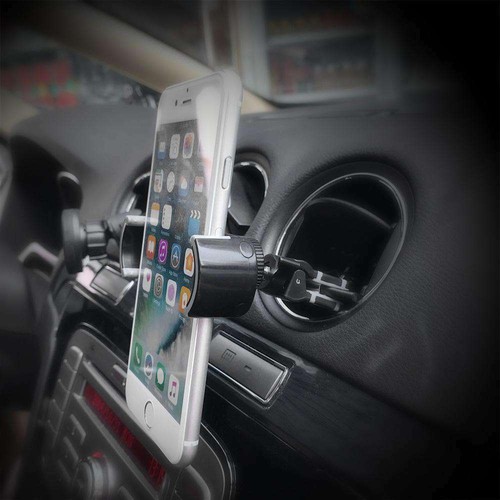 Universal Swiveling Air Vent Car Mount 360 Rotable Smartphone Holder - Picture 7 of 8