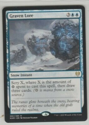 RARE Graven Lore Kaldheim Magic the Gathering MTG CCG Card