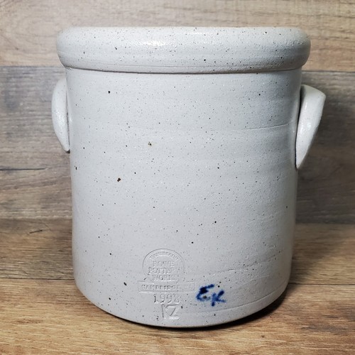 Easton Maryland Stoneware Crock Rowe Pottery Works Handmade 1998 - Picture 5 of 8