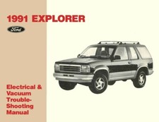 1991 Ford Explorer Electrical Vacuum Troubleshooting Service Manual