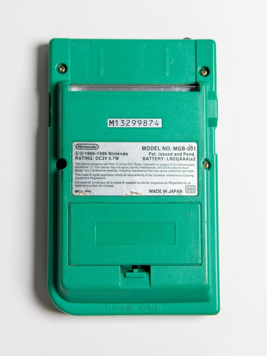 【新品・未使用】GAMEBOYpocket グリーン Nintendo Gameboy Pocket Green Console Only NTSC-J Region