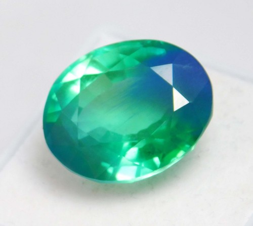 Certified 19.10 Ct Natural Rare Fine Quality Grandidierite Bluish-Green Gemstone - Imagen 4 de 6