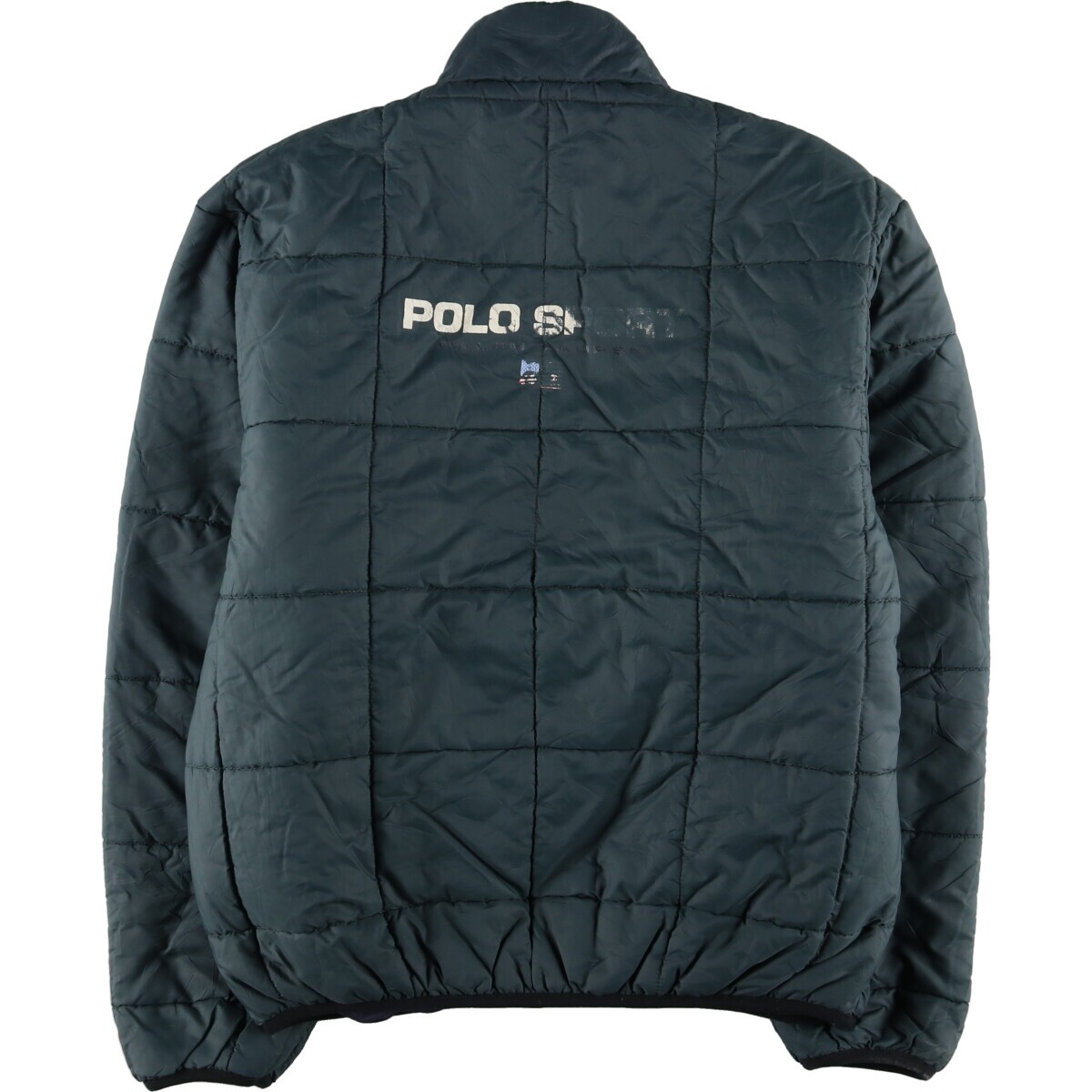 Vintage 90'S Ralph Lauren Polo Sport Reversible Half Zip Padded Jacket Puffer Vintage 90'S Ralph Lauren Polo Sport Reversible Half Zip Padded Jacket Puffer