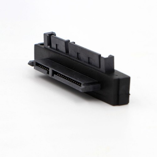 1 Pcs 90 Degree SATA 22Pin 7+15 Male to SATA 22Pin Female Connector Sata Adapter - Picture 3 of 6