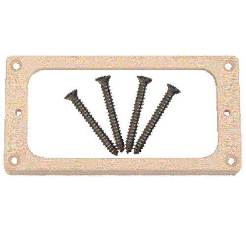 Tv Jones Ring USA Gibson Style With Screws EM1 Tall Cream - Picture 1 of 1