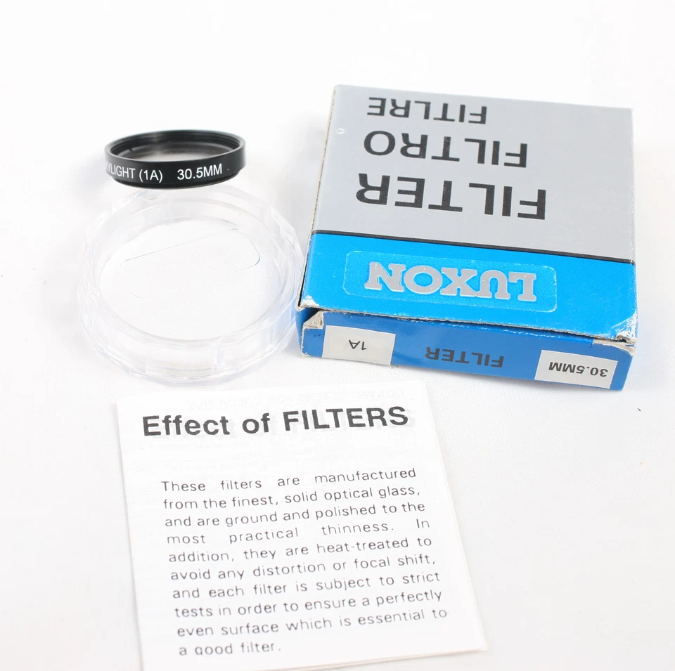 Luxon 30.5mm screw in Skylight filter. Made in Japan - Image 2 of 3