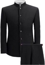 Black Jodhpur Suit Man Party Wear Suit 2 Piece Grooms Designer Suit Gift For Him