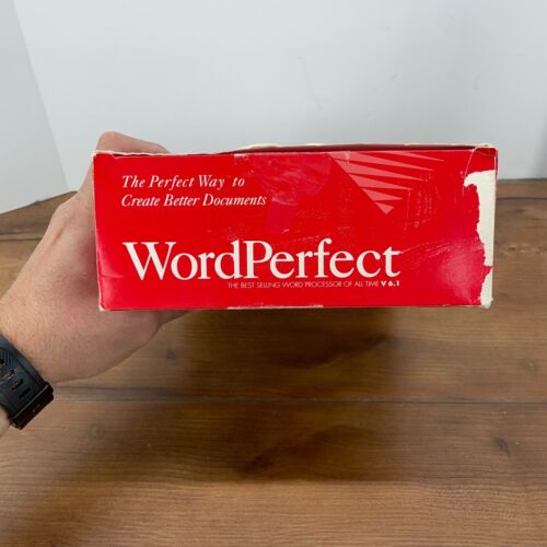 WordPerfect 6.1 for Windows 3.5" Floppy Disk Upgrade Word Processor Novell NOB - Picture 2 of 18