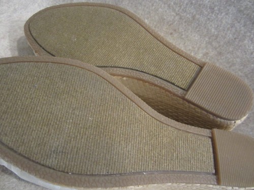 Scarpe a zeppa bianche Candie's Coasst taglia 7,5 a pois bianche - Foto 6 di 9