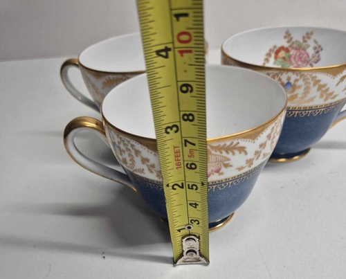 Spode Copeland Tea Cups Set of 3 Regent pattern Vintage - Picture 12 of 13