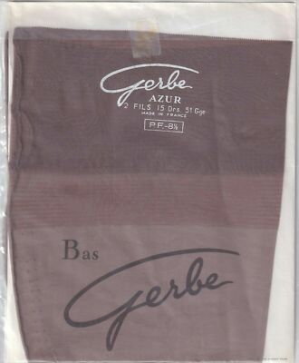 Bas Coutures Gerbe Classique 15 Deniers - 2 Coloris Et Tailles Au Choix - Fully Fashioned - Fabriqué En France