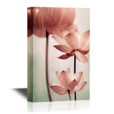 Wall26 - Lotus Flowers Gallery - Canvas Art Wall Decor - 24x36 inches ...