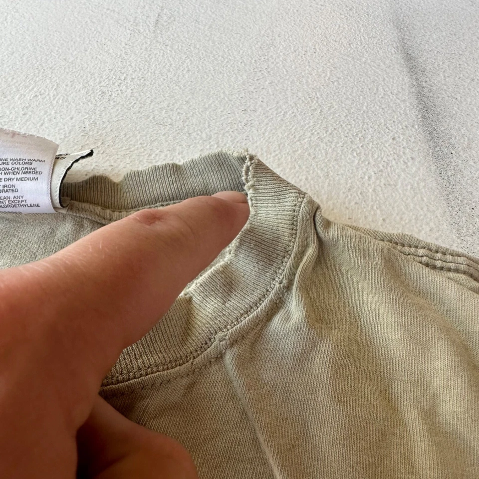 Camisa Y2K Old Guys Rule Let The Good Times Flow Cerveza Alcohol Beige Años 2000 L Grande Foto 4 de 4