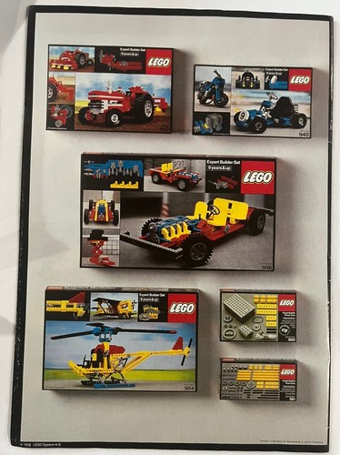 LEGO Set Costruzioni Universali Vintage #404 Con Orig. Scatola E Manuale Istruzioni - Foto 9 di 16