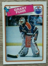 1988 89 OPC GRANT FUHR EDMONTON OILERS GOALIE MAPLE LEAFS HOFER O PEE CHEE