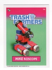 MIKE ROSCOPE TRASHFORMERS SERIE 1 SCHEDA 16b MARK PINGITORE