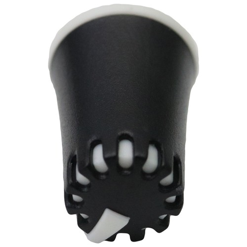 Smooth Castle Top Plastic Volume Control Knobs - 6mm Splined Hole - Push Fit - Picture 8 of 29